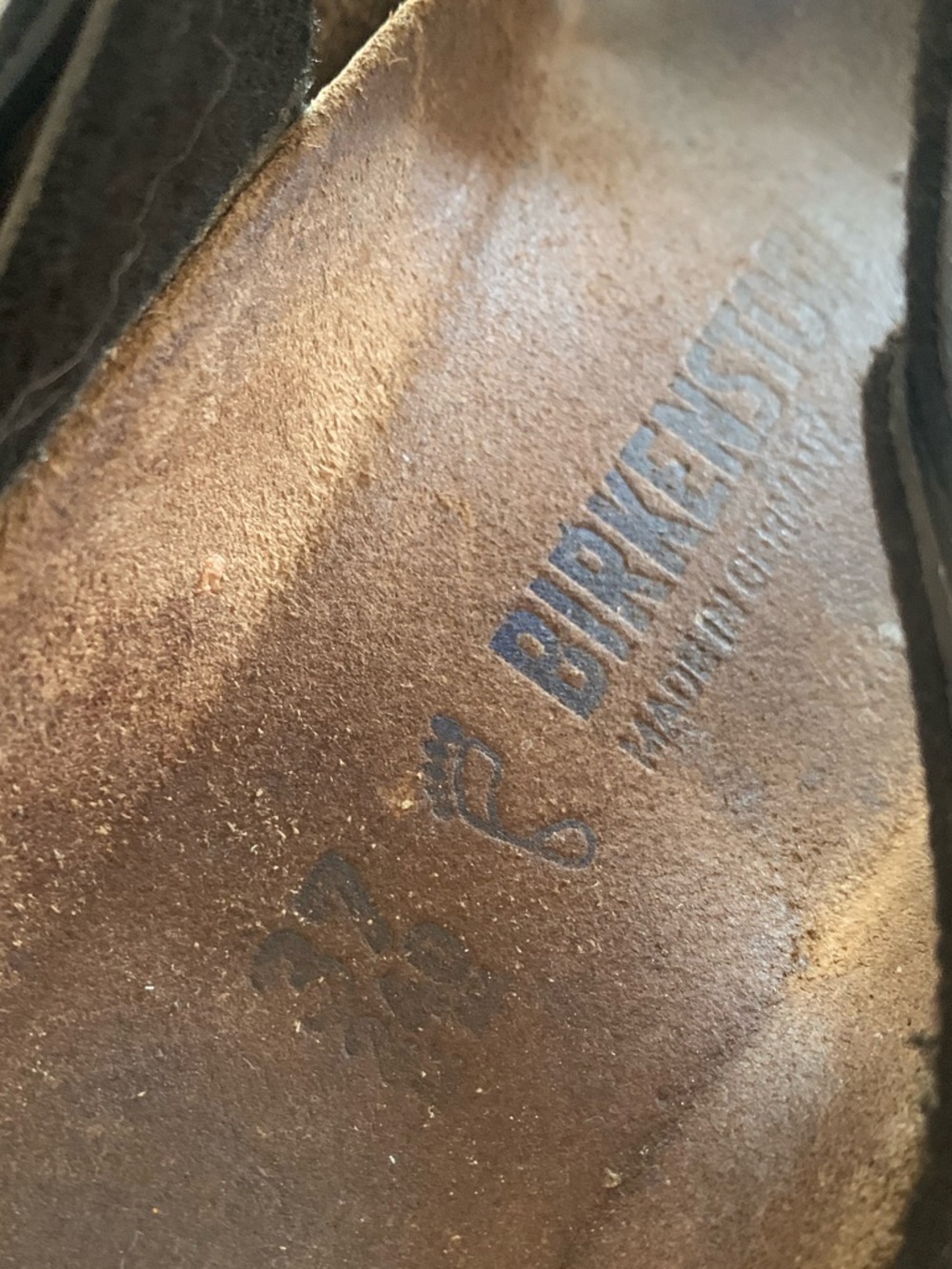 Birkenstock Gizeh  Birko Flor Patent Black with Sparkles Size 37 - Picture 8 of 8